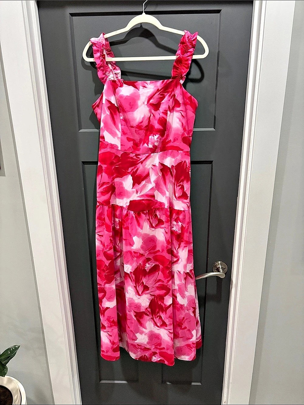 BTFBM Floral Maxi Dress in Pink